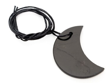 Shungite Pendant Healing Stone for Chakra and Energy Balancing