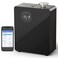 Smart Waterless Diffuser - Scent Air Machine for Home &amp; Commercial Use, Covers 3000 sq. ft., Nebulizing HVAC or Portable Large Room Waterless Diffusers, Touch &amp; Bluetooth Control, Metal, Black