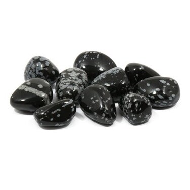 Snowflake Obsidian Tumble Stone (20-25mm) 5 Pack
