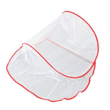 soobu Mini Mosquito Proof Cover, Camping Head Mosquito Net Foldable Easy to Carry for Camping