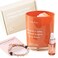 Soothing Anti-Anxiety Aromatherapy Charm Bracelet with Crystal Healing &amp; Scented Candle Set - Women's Relaxation, Stress Relief, Wellness Pamper Hamper Gift for Mum, Best Friend, Sister