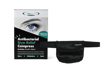The Eye Doctor Stye Relief Compress - Reusable Microwaveable Hot Single Eye Patch Mask - Treatment of Stye, Blepharitis, Dry Eye