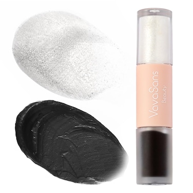 Pink Peach Matte Liquid Lipstick with Pink Clear Glitter Lip Gloss 2 In 1 Dual Ended Highly Pigmented Long Lasting Non Sticky Transfer Proof High Shine Finish Makeup for Girls and Women