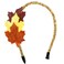 Fall Maple Leaf Headband Glitters Fall Leaves Hair Band Thanksgiving Hair Accessories Funny Autumn Hair Hoop for Women Girls Thanksgiving Harvest Festival Party Decoration