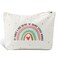 Teacher Appreciation Gifts for Women Teacher Pouch Pencil Pouch Back to School Gifts for Teachers Makeup Bag Cosmetic Bag Preschool Teacher Gifts (Boho Rainbow)