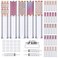 AMORIX 25 Pack Diamond Lip Gloss Tubes with Wand 5ml Empty Rhinestone Lip Gloss Containers Cute Lipgloss Bottles Crystal Lip Gloss Supplies Kit + 2pcs Syringes + Labels for DIY Lip Gloss Base