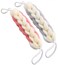 AARAINBOW 2 Packs Upgraded Long Stretch Back Sponge with Rope Handles Back Scrubber Bath Shower Mesh Sponge Exfoliating Body Scrub Stretch Braided Loofah for Men Women Braided Mesh Shower (Gray+Pink)