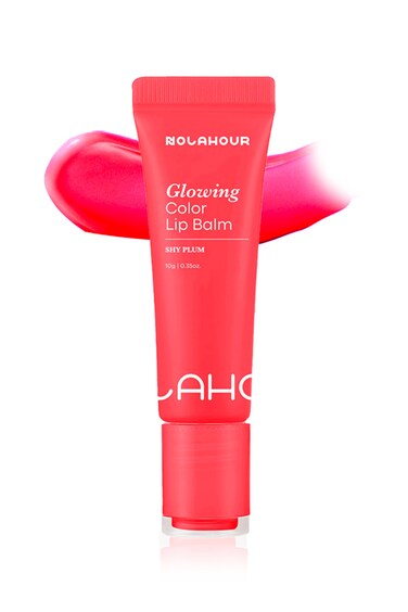 Glowing Color Lip Balm 0.35 Oz  Hydrating Lip Balm Lip Gloss for Girls   Vegan Lip Balm &amp; Lip Plumping Gloss   Lip Glowy Balm &amp; Lip Care for Dry Lips   Moisturizing Lip Balm Shy Plum