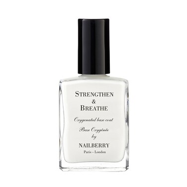 Strengthen &amp; Breathe Oxygenated Base Coat and Nail Strengthener   2-in-1 Nail Treatment   Boosts Nail Condition and Strength   Vegan   Certified Halal and Cruelty Free   12-Free   15 ml