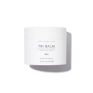 Tri-Balm Stick 3 in 1 Facial Balm   Facial Cleanser, Facial Exfoliant, &amp; Facial Moisturizer 3 in 1 Face Care Balm Jar  All Natural Skin Care (70g   2.46 Oz)