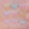 60 PCs 3D Mushroom Nail Charms Kawaii Mini Rhinestones Gems Glitter Acrylic Nail Art Jewelry Manicure Decoration Accessories