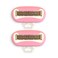 Body Razor Mini Cartridge Refill Pack   5-Blade Precision   Lubrication Strip Infused with Aloe Vera &amp; Vitamin E   Anti-Clog Design   (2 Count)