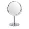 1X 3X Magnifying Makeup Mirror Vanity Mirror for Tabletop, Silver 7 Inch Standing Bathroom Cosmetic Mirror, Portable Double Sided Magnification Mirror