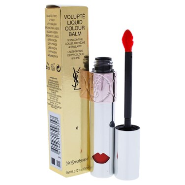 Yves Saint Laurent Volupte Liquid Colour Balm, 6 Undress Me Coral, 0.2 Ounce
