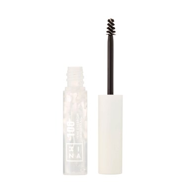3INA MAKEUP - Vegan - Cruelty Free - The Eyebrow Mascara 100 - Transparent - Voluminizing - Fixes &amp; Controls Brows -Non Sticky Gel Formula - Dense &amp; Fuller Brows - Multiplier Effect - Good Adhesion
