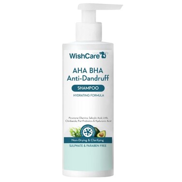 Hydrating AHA BHA Anti Dandruff Shampoo For Women &amp; Men-Paraben &amp; Sulphate Free Shampoo 250ml