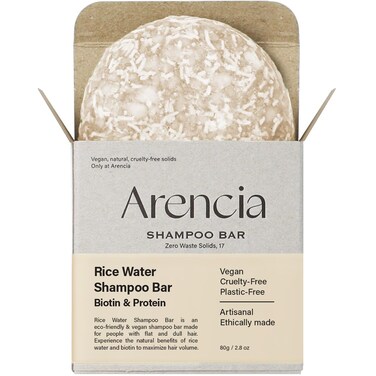 Korean Rice Water Shampoo Bar for Hair Growth &amp; Strengthening, All Natural Formula with Biotin &amp; Protein - Korean Hair Care