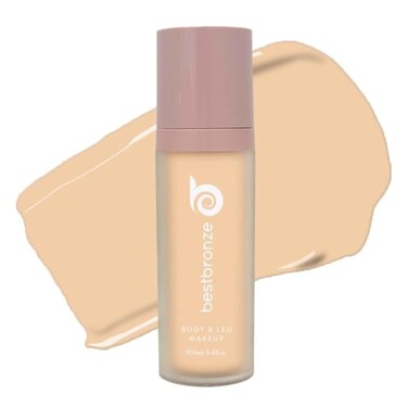 Best Bronze Bombshell Body Makeup - Tattoo Cover Up Makeup &amp; Body Foundation Waterproof - Tattoo Concealer Waterproof for Scars, Varicose Veins Cover Up &amp; Leg Foundation (NC21 Warm Radiance)