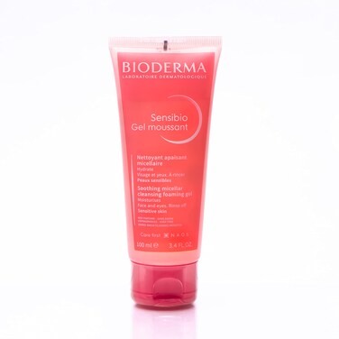 Bioderma Sensibio Foaming Gel Cleansing and Make-Up Removing Refreshing feeling for Sensitive Skin Unscented, 16.9 Fl Oz