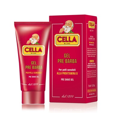 Cella Milano, Conditioning Pre Shave Gel for an Extra Comfortable Shave &amp; Glide, 2.6 Ounce, Made in Italy
