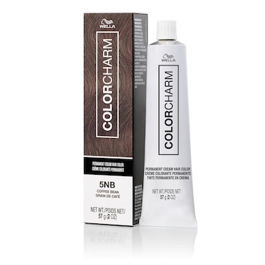 COLORCHARM Permanent Cream Hair Color, 5NB Coffee Bean, 2 oz.