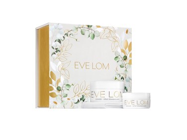 EVE LOM Legendary Cleanse Set - Botanical-Infused Cleanser Balms with Muslin Cloth Holiday Giftset - Luxury Skin Care Kit