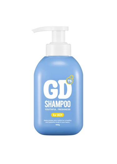 TS GD For Boy Shampoo   Gentle Cleansing, Dandruff Control, &amp; Sensitive Scalp Care   Natural Ingredients, Non-GMO, Paraben-Free   Ideal for Teens &amp; Youth (400mL)   Korean Shampoo