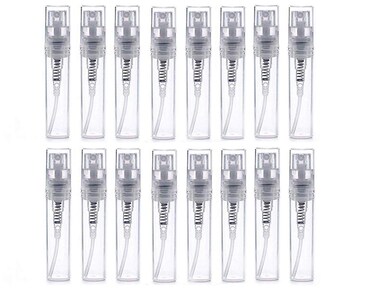 5ml (0.17 oz) Glass Spray Bottle Pack of 20