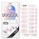 UUUUU. Semi Cured Gel Nail Strips - [by Isabae], UV Nail Stickers Compatible with All Nail Lamps, U-Curve for Perfect Fit, Includes 2 Prep Pads, Nail File, and Wood Stick