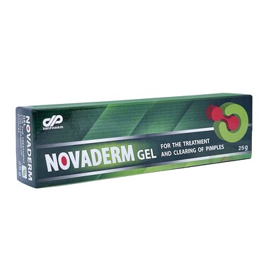 DAN Pharm NovaDerm Gel for The Treatment and clearing of pimples. Acne Remedy for Removing Pimple and Cystic Acne 0.8oz