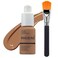 Phoera Foundation Set with Makeup Brush - Matte Cream Foundation Kit with 109 (Mocha) Shade &amp; Applicator - Full Coverage Concealer - 24hr Oil Control - 30ml