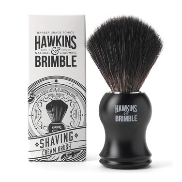 Hawkins &amp; Brimble - Luxury Shaving Brush for Men - For a Richer Lather and Smoother Shave Brush for Mens with Synthetic Soft Bristles and Vegan Friendly - Mens Grooming Synthetic Shaving Brush