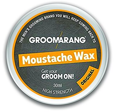 Moustache &amp; Beard Wax Extra Strong Original 100% Natural Hair Care Organic &amp; Vegan 30ml