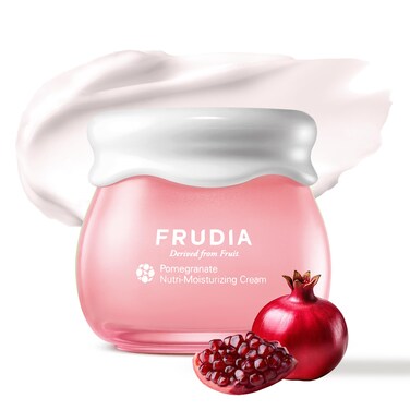FRUDIA Pomegranate Nutri-Moisturizing Face Cream, Korean Face Moisturizer w/63% Pomegranate Extract, BL-FILL UP &amp; Vegan Collagen for Anti-Aging (1.94 fl oz)