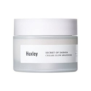 Huxley Secret of Sahara Cream Glow Awakening 1.69 fl. oz.   Korean Facial Cream   With B3 Niacinamide and Glutathione Complex for a Naturally Brighter Complexion