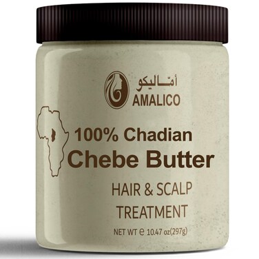 Chebe Butter with Castor Oil for Hair Growth. Chebe Butter from Chad for Hair Growth and Scalp Treatment with Organic Castor Oil Hair Growth Oil for Hair Ends and Dry Scalp 297 GM