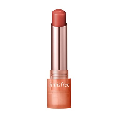 innisfree Dewy Tint Lip Balm with Hydrating Hyaluronic Acid and Ceramides, Tinted Korean Lip Balm