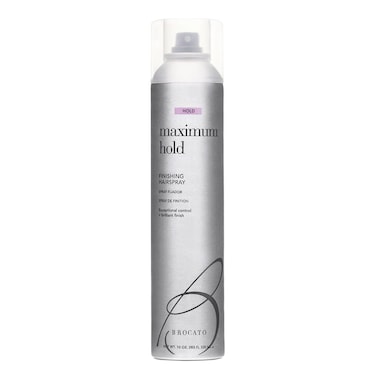 Brocato Maximum Hold Finishing Hairspray (50% VOC), 10oz   Exceptional Control and Brilliant Finish   For All Hair Styles
