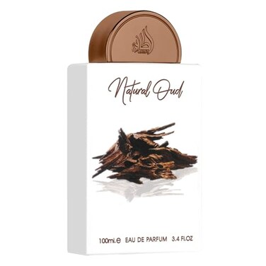 Lattafa Pride Natural Oud for Unisex Eau de Parfum Spray, 3.4 Ounce / 100 Ml
