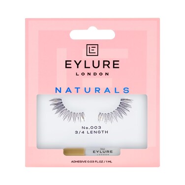 Eylure Naturals Accent No. 003 Reusable Eyelashes, Adhesive Included, 1 Pair