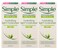 Simple Skin Hydrating Moisturizer, Facial Moisturizer for Sensitive Skin with 12 Hour Moisturization, 4.2 Ounce (Pack of 3)