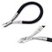 xiaoaa Grip &amp; Snip Modern Stainless Steel Cuticle Nipper, Ambidextrous Nail Clipper with Protector, Easy to Remove Dead Skin, Pedicure Manicure Tool