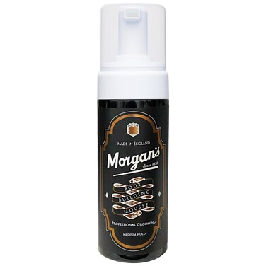 Morgan's Pomade Body Building Mousse, Medium Hold Hair Styling Mousse, Adds Volume and Texture, Suitable for Wavy and Curly Hair 5.2 Fl Oz