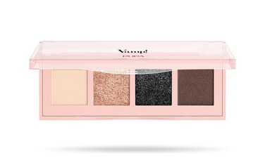 Pupa Milano Vamp! 4 Eyeshadow Palette, 006 Deep Nude, 0.183 oz - Eye Makeup - Matt, Satin, Metallic Finishes - Lightweight - Blends Easily - Talc-Free