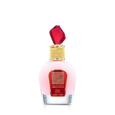 Lattafa Musk Candy Rose Thameen Collection Eau de Parfum Spray for Women, 3.4 Ounce