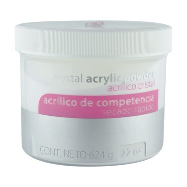 NAIL FACTORY - PROFESSIONAL GRADE FAST SET CLEAR ACRYLIC POWDER 22 OZ, Professional Acrylic Powder for Sculpting &amp; Building Nails.