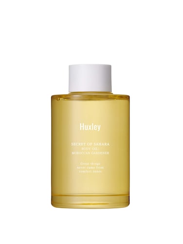 Huxley Secret of Sahara Body Oil Moroccan Gardener 3.38 fl. oz.   Korean Nourishing Body Oil   For Dry Skin