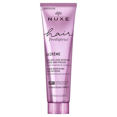 Nuxe Hair Prodigieux Intense Nourishing Leave-in Cream. Repairs &amp; Protects Hair From Heat, For Soft, Shiny and Healthy Looking Hair. With Argan and Jojoba Oil, 3.4 Fl Oz