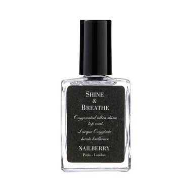 Shine &amp; Breathe Oxygenated Top Coat   High Gloss Nail Polish Top Coat   Boosts the Vibrancy, Shine &amp; Staying Power of Nail Polish   Vegan   Certified Halal and Cruelty Free   12-Free   15 ml