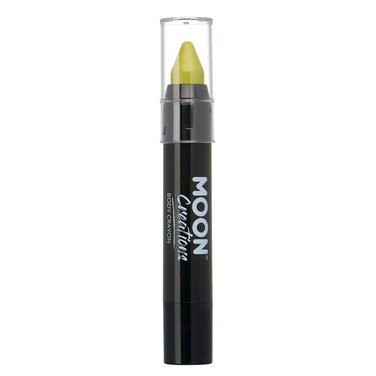Face Paint Stick / Body Crayon makeup for the Face &amp; Body by Moon Creations - 0.12oz - Lime Green